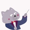 Логотип телеграм канала @myzi_kot — Музыкальный кот