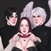 Логотип телеграм канала @n_black_art — N_black 🖤 Visual Novels