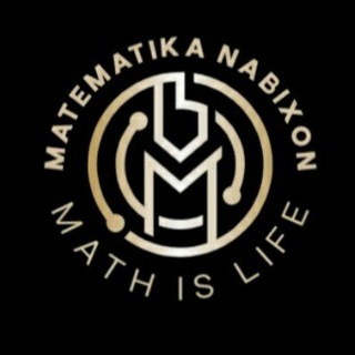 Telegram kanalining logotibi nabixon_matematika — MATEMATIKA_NABIXON