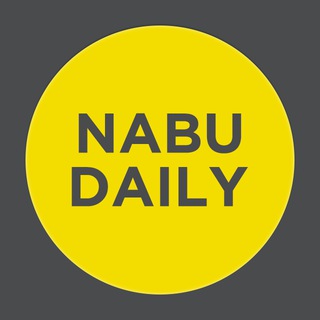 Логотип телеграм -каналу nabudaily — NABU Daily by Олег Новіков