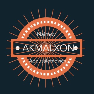 Telegram kanalining logotibi naimov_akmalkhan — Akmalxon Naimov (Shaxsiy blog)