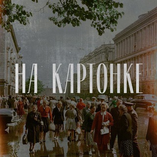 Логотип телеграм канала @nakartonke — На картонке