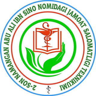 Telegram channel 2- SONLI NAMANGAN ABU ALI IBN SINO NOMIDAGI JAMOAT SALOMATLIGI TEXNIKUMI logo
