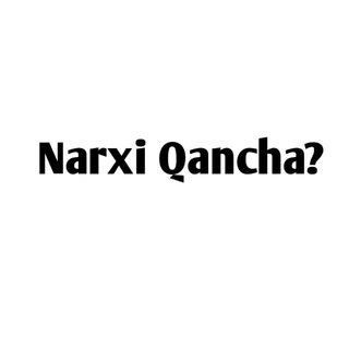 Telegram channel Narxi Qancha? logo