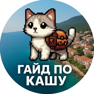 Логотип телеграм канала @nashi_kas_info — Каш | Калкан - Гайд от «Котика»