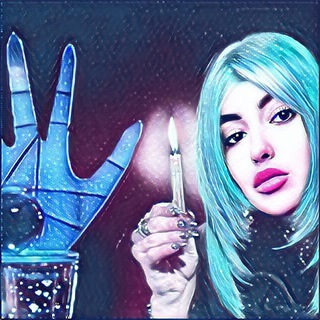 Логотип телеграм канала @nastyakatarsis — QWERTY.TAROT