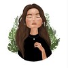 Логотип телеграм канала @natora_que — бложка🌱