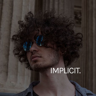 Telegram channel IMPLICIT. logo