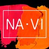 Логотип телеграм канала @naviart — 🔴 NA•VI 🟠 Арт-объединение. Надежда Ильина и Виктория Матвеева