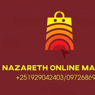 የቴሌግራም ቻናል አርማ nazarethonlinemarket — Nazareth Online Market 🛍🛒👠👚🩳👗👞👢👟👜💼🎒👓