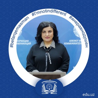 Telegram channel Nazokat Abdukunduzova I OTFIV Matbuot kotibi logo