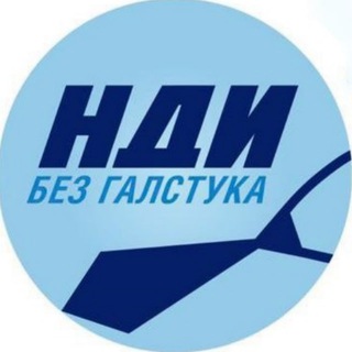 Логотип телеграм канала @ndiofficialchannel — НДИ без галстука