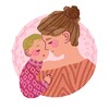 Логотип телеграм канала @nebezyprechnaya_mama — (Не)безупречная мама