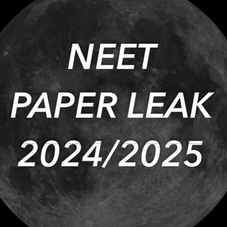 Telegram channel NEET PAPER LEAK 2025 logo
