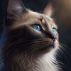 Логотип телеграм канала @neircat — Котландия