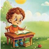 Логотип телеграм -каналу neirokidua — NeiroKid👦🏼👧🏼