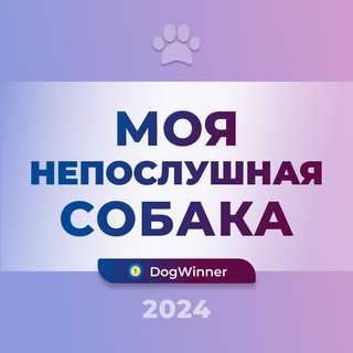 Telegram channel DogWinner - Моя непослушная собака logo