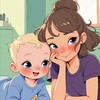 Логотип телеграм канала @nesuraznaya_mammy — Несуразная Mammy