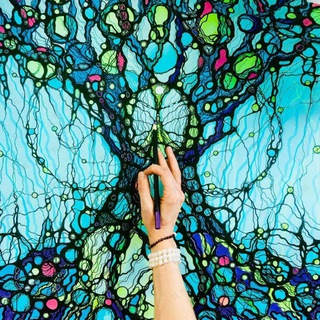 Логотип телеграм канала @neurographics_art — Марафон нейро желаний🎨