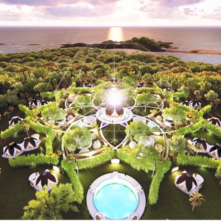 Telegram channel New Earth Heaven Germany Kristalldörfer Gesundheitsdörfer logo