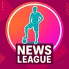 Логотип телеграм канала @news1eague — NEWS LEAGUE 🎄