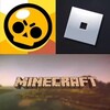 Логотип телеграм канала @newsminecraftbrawlstarsroblox — Майнкрафт, Бравл Старс и Роблокс (Новости)