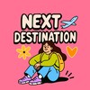 Логотип телеграм канала @nextdestinationis — next destination 🌍
