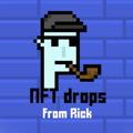 Logo saluran telegram nftdroops — NFT drops from Rick