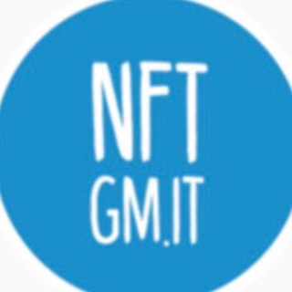 Logo of telegram channel nftgmit — NFTgm.it - NFT weekly
