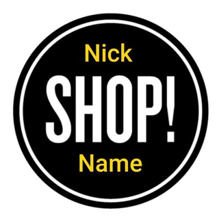 Логотип телеграм канала @nickname_shop — NicknameShop (юзернеймшоп)