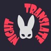 Логотип телеграм -каналу nightranslate — Переклад на ніч