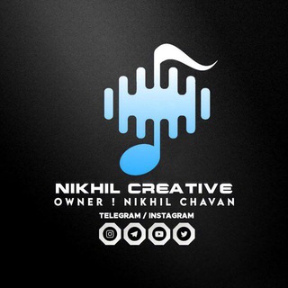 Logo of telegram channel nikhil_creative — NIKHIL CREATIVE | HD STATUS