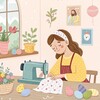 Логотип телеграм канала @nitki_i_igolki — 🧵 Нитки и иголки 🧵