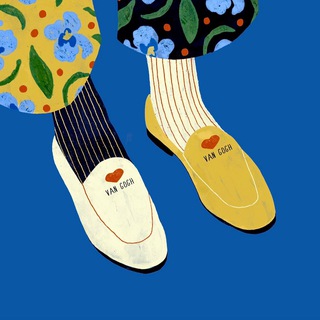 Логотип телеграм канала @nogi_van_goga — Ноги Ван Гога