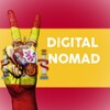 Логотип телеграм канала @nomadspaindig — Номад ВНЖ Испания, Цифровой кочевник, Digital Nomad, No Lucrativa