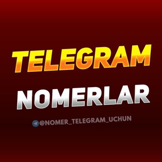 Telegram channel TELEGRAMGA NOMERLAR logo