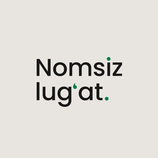 Telegram kanalining logotibi nomsizlugat — Nomsiz lugʻat