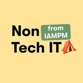 Логотип телеграм -каналу nontechnical_it — Нетехнічне IT