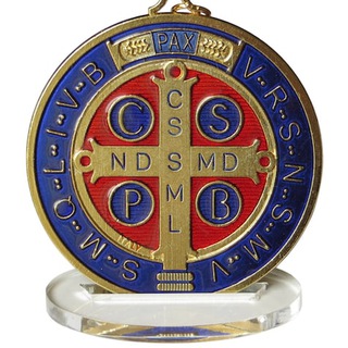 Logo de la chaîne télégraphique nonunacum - La Médaille de Saint Benoît