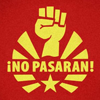 Логотип телеграм канала @nopasrann — ¡No pasarán!