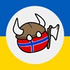 Логотип телеграм -каналу norskua — Норвежский язык для Украинцев🇳🇴