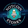 Логотип телеграм канала @notcoinstonks — NOTCOIN STONKS 💎