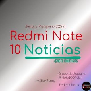 Logo of telegram channel note10noticias — Redmi Note 10 Noticias 🍃
