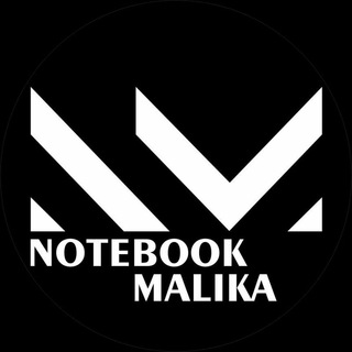 Логотип телеграм канала @notebookmalika — NOTEBOOK MALIKA