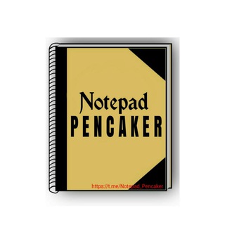 Logo saluran telegram notepad_pencaker — Notepad Pencaker