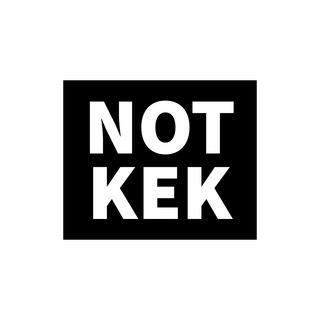 Логотип телеграм канала @notkekmemes — not kek