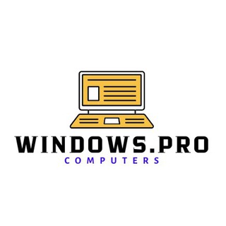 Logo saluran telegram noutbuk_kompyuterlar_notebook_ps — Windows Pro | Computers