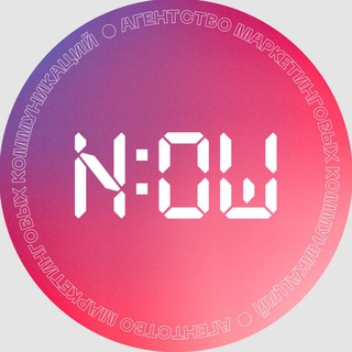 Логотип телеграм канала @nowagency — N:OW
