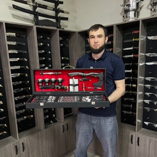 Логотип телеграм канала @nozhi_akhmeda — НОЖИ КИЗЛЯРСКИЕ