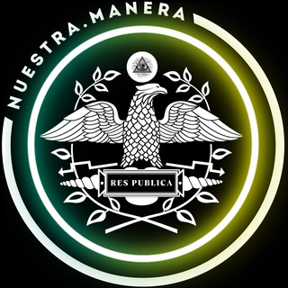 Логотип телеграм -каналу nuestra_manera — Киевский режим